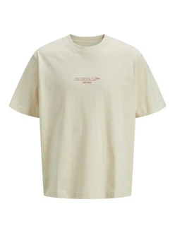 JACK & JONES T-Shirt 'JORIslington' Khaki/Beige