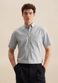 seidensticker Businesshemd Comfort Button-Down-Kragen Struktur
