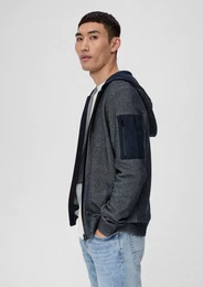 Strickjacke Strickjacke mit Two-Tone-Struktur