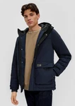 QS Steppjacke Parka Dunkelblau/Blau/Hellblau