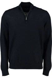 Brax Strickpullover Dunkelblau/Blau