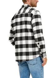 s.Oliver Langarmhemd Regular Karohemd Hellblau/Rot/Weiß/Braun/Creme/Schwarz