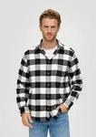 s.Oliver Langarmhemd Regular Karohemd Hellblau/Rot/Weiß/Braun/Creme/Schwarz