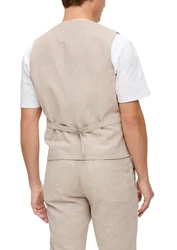 s.Oliver BLACK LABEL Anzugweste s.O PURE Beige/Khaki/Braun