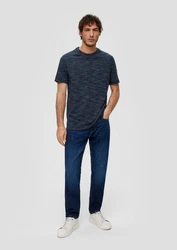 s.Oliver Kurzarmshirt T-Shirt mit Crew Neck 