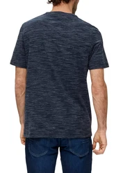 s.Oliver Kurzarmshirt T-Shirt mit Crew Neck 