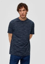 s.Oliver Kurzarmshirt T-Shirt mit Crew Neck 