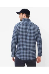 Brax Langarmhemd Blau/Hellblau/Dunkelblau/Grau/Türkis