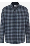 Brax Langarmhemd Blau/Hellblau/Dunkelblau/Grau