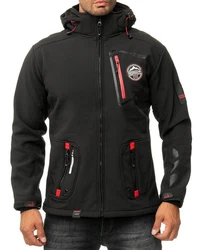 Geographical Norway Softshelljacke Herren Outdoor Jacke batacebook schwarz