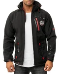Geographical Norway Softshelljacke Herren Outdoor Jacke batacebook schwarz