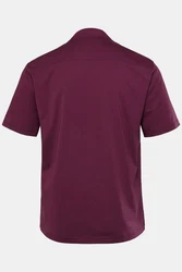 JP1880 Kurzarmhemd JP AWARE Jersey-Hemd Dunkelrot/Bordeaux