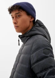 QS Allwetterjacke Steppjacke Schwarz/Dunkelgrau/Dunkelblau