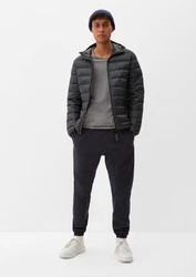 QS Allwetterjacke Steppjacke Schwarz/Dunkelgrau/Dunkelblau