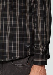 s.Oliver Langarmhemd Regular Fit Schwarz/Braun/Rot/Grau/Dunkelbraun