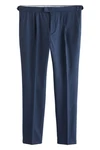 Next Stoffhose Strukturierte Anzughose (1-tlg) Dunkelblau/Blau/Hellblau