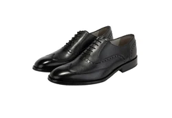 Strellson Herren Lace Up Jones New Harley Brogue Sneaker Schwarz/Braun/Hellblau