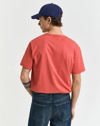 GANT Herren T-Shirt - REG TONAL SHIELD T-SHIRT Rot/Orange