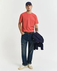 GANT Herren T-Shirt - REG TONAL SHIELD T-SHIRT Rot/Orange