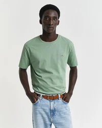 GANT Herren T-Shirt - REG TONAL SHIELD T-SHIRT Hellgrün/Grün/Dunkelgrün/Türkis/Khaki