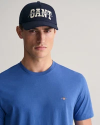 GANT Herren T-Shirt - REG TONAL SHIELD T-SHIRT Blau