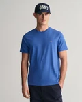 GANT Herren T-Shirt - REG TONAL SHIELD T-SHIRT Blau