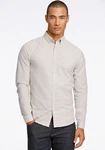 LINDBERGH Businesshemd Oxford-Hemd Beige/Khaki/Braun