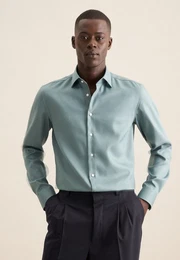 Businesshemd Slim Kentkragen Uni