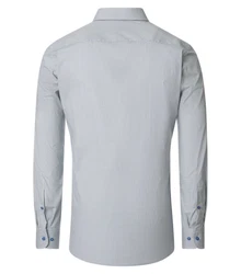 CASAMODA Businesshemd Print Blau/Hellblau/Grau/Dunkelblau