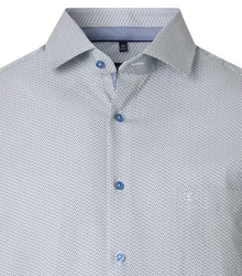 CASAMODA Businesshemd Print Blau/Hellblau/Grau/Dunkelblau