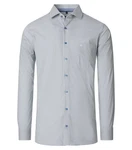 CASAMODA Businesshemd Print Blau/Hellblau/Grau/Dunkelblau