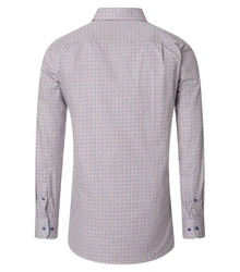 CASAMODA Langarmhemd Comfort Fit Dunkelblau/Lila/Blau/Fliederfarben