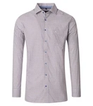 CASAMODA Langarmhemd Comfort Fit Dunkelblau/Lila/Blau/Fliederfarben