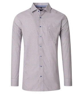 CASAMODA Langarmhemd Comfort Fit Dunkelblau/Lila/Blau/Fliederfarben CASAMODA Langarmhemd Comfort Fit Dunkelblau/Lila/Blau/Fliederfarben