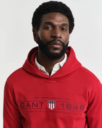 GANT Sweatshirt GRAPHIC HOODIE Rot