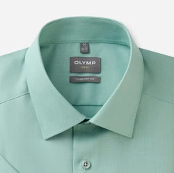 OLYMP Kurzarmhemd Luxor Comfort Fit Grün/Hellgrün/Türkis