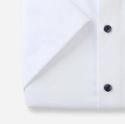 OLYMP Kurzarmhemd Luxor modern fit Weiß/Creme