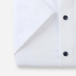 OLYMP Kurzarmhemd Luxor modern fit Weiß/Creme