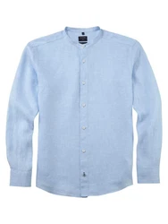OLYMP Hemd Casual Hellblau/Blau