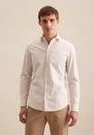 seidensticker Businesshemd Schwarze Rose Slim Langarm Kentkragen Khaki/Beige/Grau/Dunkelrot/Weiß