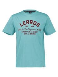 LERROS T-Shirt mit Print Türkis/Grün/Hellblau
