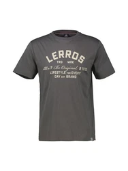 LERROS T-Shirt mit Print Dunkelgrün/Dunkelgrau/Grau/Grün