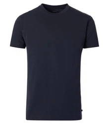 VENTI T-Shirt uni Dunkelblau