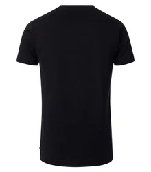 VENTI T-Shirt uni Dunkelblau/Schwarz