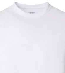 VENTI T-Shirt uni Weiß/Creme/Grau