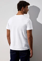 STREET ONE MEN T-Shirt Weiß/Creme