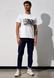 STREET ONE MEN T-Shirt Weiß/Creme