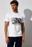 STREET ONE MEN T-Shirt Weiß/Creme