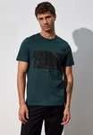 STREET ONE MEN T-Shirt Dunkelgrün/Grün