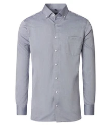 CASAMODA Businesshemd COMFORT FIT Grau/Dunkelblau/Blau/Hellblau